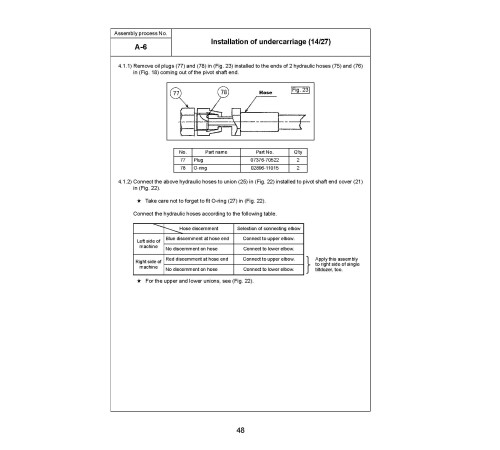 Komatsu D375A-5 (SN from 50001) Crawler Dozers (Japan) Field Assembly Manual (GEN00054-04) Komatsu D375A-5 (SN from 50001) Crawler Dozers (Japan) Field Assembly Manual (GEN00054-04)