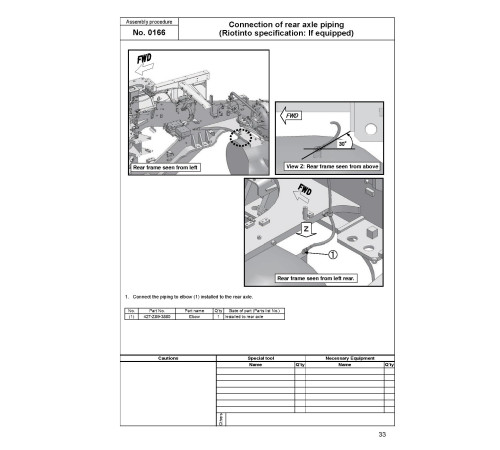 Komatsu WA800-3 and WA900-3 4WD Wheeled Loaders (Japan) Field Assembly Manual (GEN00056-09) Komatsu WA800-3 and WA900-3 4WD Wheeled Loaders (Japan) Field Assembly Manual (GEN00056-09)