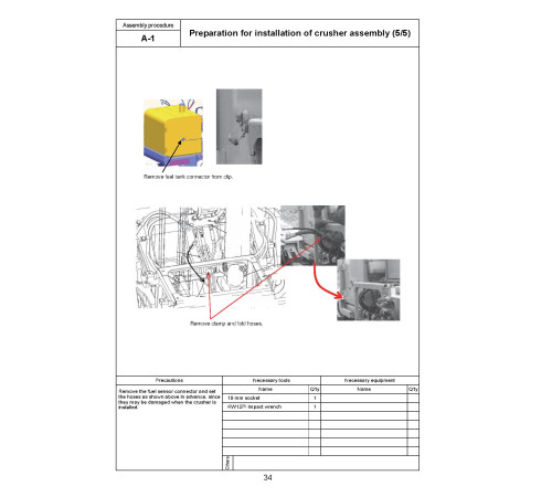 Komatsu BR580JG-1 (SN from 01001) Mobile Crushers (Japan) Field Assembly Manual (GEN00064-01) Komatsu BR580JG-1 (SN from 01001) Mobile Crushers (Japan) Field Assembly Manual (GEN00064-01)