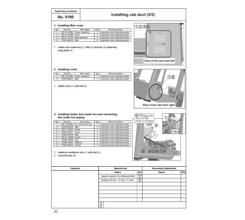 Komatsu WD600-6 (SN from 55001) Wheeled Dozers (Japan) Field Assembly Manual (GEN00096-01) Komatsu WD600-6 (SN from 55001) Wheeled Dozers (Japan) Field Assembly Manual (GEN00096-01)