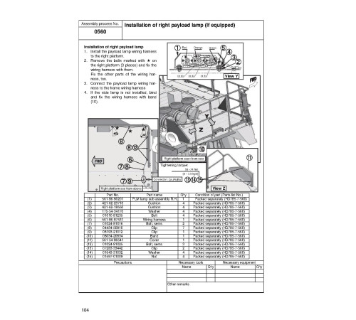 Komatsu HD785-7 (SN from 30001) Rigid Dump Trucks (Japan) Field Assembly Manual (GEN00119-01) Komatsu HD785-7 (SN from 30001) Rigid Dump Trucks (Japan) Field Assembly Manual (GEN00119-01)