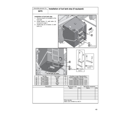 Komatsu HD785-7 (SN from 30001) Rigid Dump Trucks (Japan) Field Assembly Manual (GEN00119-01) Komatsu HD785-7 (SN from 30001) Rigid Dump Trucks (Japan) Field Assembly Manual (GEN00119-01)
