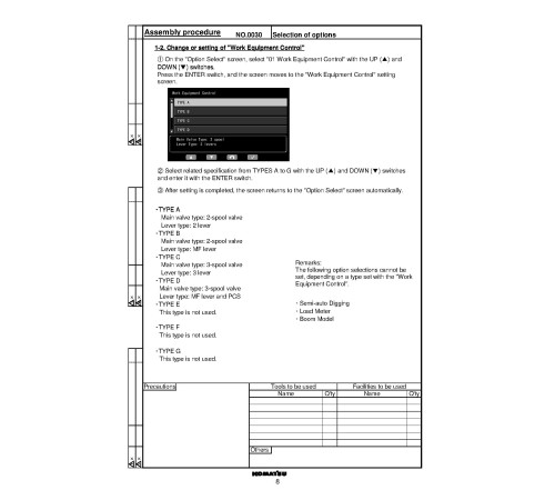 Komatsu WA470-7 (SN from 10001) 4WD Wheeled Loaders (Japan) Field Assembly Manual (GEN00122-00) Komatsu WA470-7 (SN from 10001) 4WD Wheeled Loaders (Japan) Field Assembly Manual (GEN00122-00)