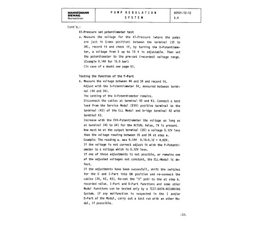 Komatsu (Demag) H185S (SN: 6081) Hydraulic Shovels (Germany) Workshop Manual (H185S06081SM) Komatsu (Demag) H185S (SN: 6081) Hydraulic Shovels (Germany) Workshop Manual (H185S06081SM)