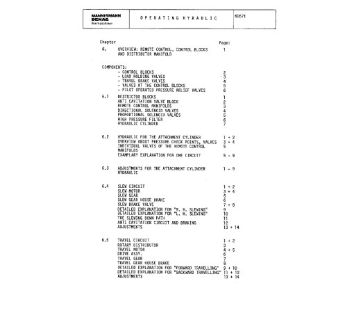 Komatsu (Demag) H185S (SN: 6111) Hydraulic Shovels (Germany) Workshop Manual (H185S06111SM) Komatsu (Demag) H185S (SN: 6111) Hydraulic Shovels (Germany) Workshop Manual (H185S06111SM)