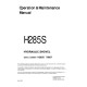 Komatsu (Demag) H285S (SN: 78067) Hydraulic Shovels (Germany) Operate and Maintenance manual (H285S78067OMM)