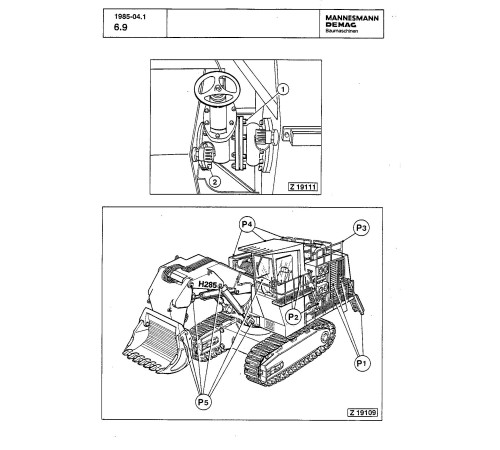 Komatsu (Demag) H285S (SN: 78067) Hydraulic Shovels (Germany) Operate and Maintenance manual (H285S78067OMM) Komatsu (Demag) H285S (SN: 78067) Hydraulic Shovels (Germany) Operate and Maintenance manual (H285S78067OMM)