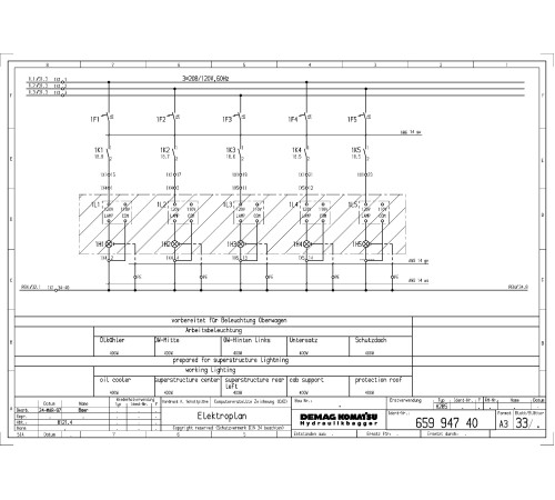 Komatsu (Demag) H285S (SN: 78135) Hydraulic Shovels (Germany) Wiring Diagram (H285S78135SM) Komatsu (Demag) H285S (SN: 78135) Hydraulic Shovels (Germany) Wiring Diagram (H285S78135SM)