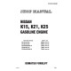 Komatsu (Nissan) K15, K21 and K25 Gasoline Engines Workshop Manual (K15-K21-K25-BE1)