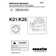Komatsu (Nissan) K21,K25 Engines (app.for FG15..18(HC,HT,ST)(US,LS)-17,FG20..30(C,T,ST,HT,SHT)(US,LS)-14 Service Manual (K21-K25_SM300)