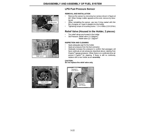 Komatsu (Nissan) K21, K25 LPG/Gasoline/Dual Engines (Applicable for Komatsu EPA2007 forklift trucks) Service Manual (K21-K25_SM301) Komatsu (Nissan) K21, K25 LPG/Gasoline/Dual Engines (Applicable for Komatsu EPA2007 forklift trucks) Service Manual (K21-K25_SM301)