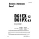Komatsu D61EX-12 and D61PX-12 (SN: B01501-03000) Crawler Dozers (Brazilia) Operate and Maintenance manual (KEAD003300)