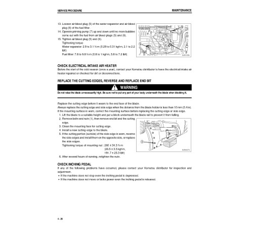 Komatsu GD675-3 (SN from B30001) Motor Graders (Japan) Operate and Maintenance manual (KEAD038000) Komatsu GD675-3 (SN from B30001) Motor Graders (Japan) Operate and Maintenance manual (KEAD038000)