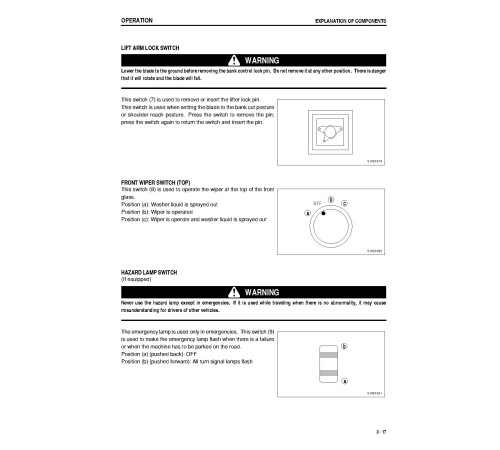 Komatsu GD555-3 (SN from B10001) Motor Graders (Japan) Operate and Maintenance manual (KEAD038100) Komatsu GD555-3 (SN from B10001) Motor Graders (Japan) Operate and Maintenance manual (KEAD038100)