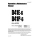 Komatsu D41E-6 (SN from B40001) and D41P-6 (SN from B40001) Crawler Dozers (Japan) Operate and Maintenance manual (KEAD048600)