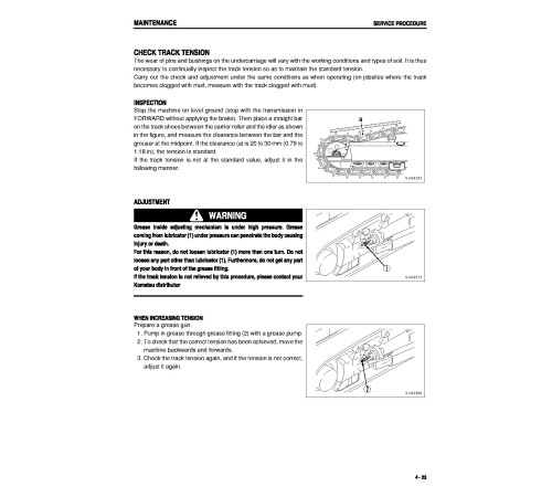 Komatsu D61EX-12 and D61PX-12 (SN from B03001) Crawler Dozers (Brazilia) Operate and Maintenance manual (KEAM052200T) Komatsu D61EX-12 and D61PX-12 (SN from B03001) Crawler Dozers (Brazilia) Operate and Maintenance manual (KEAM052200T)