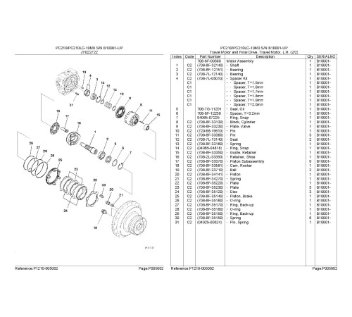 Komatsu PC210-10M0, PC210LC-10M0 (SN:B10001-) Crawler Excavators, SAA6D107E-1 (SN:36662610-) Diesel Engines Parts Catalog (KEPB210000) Komatsu PC210-10M0, PC210LC-10M0 (SN:B10001-) Crawler Excavators, SAA6D107E-1 (SN:36662610-) Diesel Engines Parts Catalog (KEPB210000)