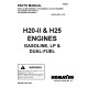 Komatsu (Nissan) H20-II (SN from K40001X) and H25 (SN from K05001X) LPG/Gasoline Engines Parts Catalog (KO-PM167-H20II-H25)