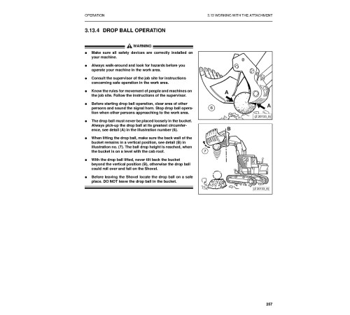 Komatsu PC8000-6 (SN: 12053) Crawler Excavators (Germany) Operate and Maintenance manual (OM-PC8000-12053) Komatsu PC8000-6 (SN: 12053) Crawler Excavators (Germany) Operate and Maintenance manual (OM-PC8000-12053)