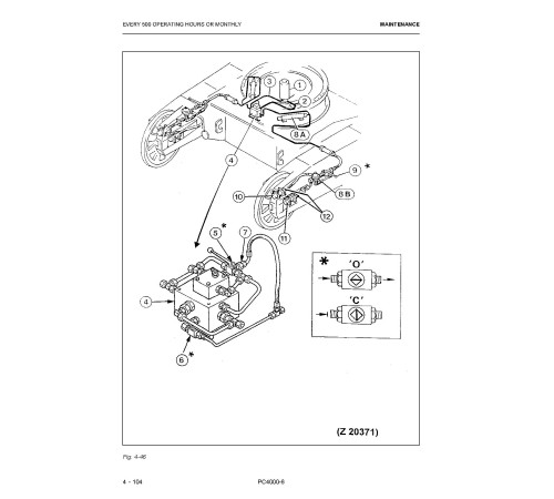 Komatsu PC4000-6 (SN: 8224) Crawler Excavators (Germany) Operate and Maintenance manual (OM-PC4000-8224) Komatsu PC4000-6 (SN: 8224) Crawler Excavators (Germany) Operate and Maintenance manual (OM-PC4000-8224)