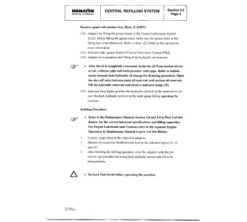 Komatsu PC3000-1 (SN: 6182) Crawler Excavators (Germany) Operate and Maintenance manual (OMPC30006182) Komatsu PC3000-1 (SN: 6182) Crawler Excavators (Germany) Operate and Maintenance manual (OMPC30006182)