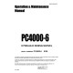 Komatsu PC4000-6 (SN: 8155) Crawler Excavators (Germany) Operate and Maintenance manual (OM-PC4000-8155)