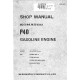 Komatsu (Nissan) P40 Gasoline Engines (app.for FG33S/35(S,Z)/40(S,Z)/45(S)/50/60/70E-4 Forklift Trucks) Workshop Manual (P40-BE1)