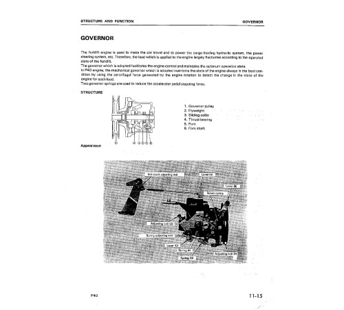 Komatsu (Nissan) P40 Gasoline Engines (app.for FG33S/35(S,Z)/40(S,Z)/45(S)/50/60/70E-4 Forklift Trucks) Workshop Manual (P40-BE1) Komatsu (Nissan) P40 Gasoline Engines (app.for FG33S/35(S,Z)/40(S,Z)/45(S)/50/60/70E-4 Forklift Trucks) Workshop Manual (P40-BE1)