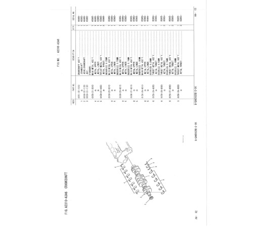 Komatsu SA6D125E-2 (SN from 84341) Diesel Engines Parts Catalog (PEPB054301)