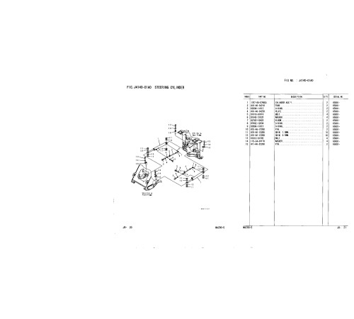 Komatsu WA200-5 (SN from 65001) 4WD Wheeled Loaders Parts Catalog (PEPB103902)