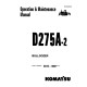 Komatsu D275A-2 (SN: 10001-10126) Crawler Dozers (Japan) Operate and Maintenance manual (SEAD000301)