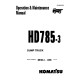 Komatsu HD785-3 (SN from 02269) Rigid Dump Trucks (Japan) Operate and Maintenance manual (SEAD003601)