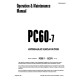 Komatsu PC60-7 (SN: 52374-58000) Crawler Excavators (Japan) Operate and Maintenance manual (SEAD004203)