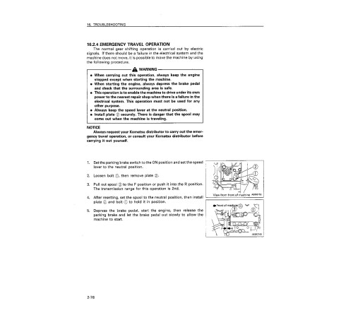 Komatsu WA320-3 (SN: 50001-50402) 4WD Wheeled Loaders (Japan) Operate and Maintenance manual (SEAD006101) Komatsu WA320-3 (SN: 50001-50402) 4WD Wheeled Loaders (Japan) Operate and Maintenance manual (SEAD006101)