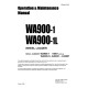 Komatsu WA900-1 and WA900-1-L 4WD Wheeled Loaders Operate and Maintenance manual (SEAD010400)