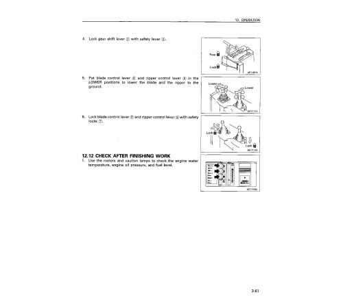 Komatsu D85A-21, D85E-21 (SN: 35001-); D85P-21 (SN: 03001-) Crawler Dozers (Japan) Operate and Maintenance manual (SEAD010500) Komatsu D85A-21, D85E-21 (SN: 35001-); D85P-21 (SN: 03001-) Crawler Dozers (Japan) Operate and Maintenance manual (SEAD010500)