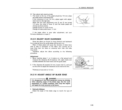 Komatsu D31E-20, D31P-20(A), D31PL-20, D31PLL-20, D37E-5(A) Crawler Dozers (Japan) Operate and Maintenance manual (SEAD01142004) Komatsu D31E-20, D31P-20(A), D31PL-20, D31PLL-20, D37E-5(A) Crawler Dozers (Japan) Operate and Maintenance manual (SEAD01142004)