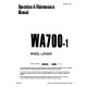 Komatsu WA700-1 and WA700-1-L 4WD Wheeled Loaders Operate and Maintenance manual (SEAD011500)