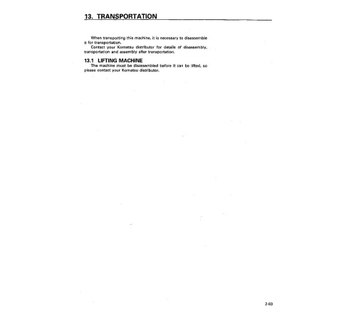 Komatsu WA700-1 and WA700-1-L 4WD Wheeled Loaders Operate and Maintenance manual (SEAD011500) Komatsu WA700-1 and WA700-1-L 4WD Wheeled Loaders Operate and Maintenance manual (SEAD011500)
