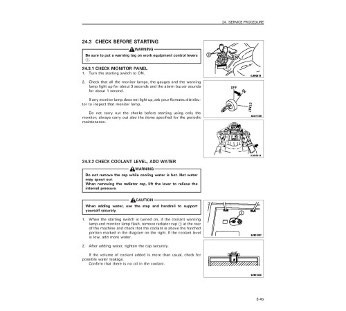 Komatsu WA700-3 (SN: 50010-51000) 4WD Wheeled Loaders (Japan) Operate and Maintenance manual (SEAD018501) Komatsu WA700-3 (SN: 50010-51000) 4WD Wheeled Loaders (Japan) Operate and Maintenance manual (SEAD018501)