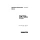 Komatsu D475A-2 (SN: 10201-10281) Crawler Dozers (Japan) Operate and Maintenance manual (SEAD019M0202)