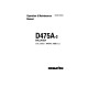 Komatsu D475A-2 (SN: 10282-10364) Crawler Dozers (Japan) Operate and Maintenance manual (SEAD019M0203)