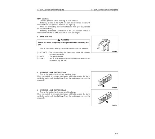Komatsu GD825A-2 (SN: 12051-12106) Motor Graders (Japan) Operate and Maintenance manual (SEAD021400) Komatsu GD825A-2 (SN: 12051-12106) Motor Graders (Japan) Operate and Maintenance manual (SEAD021400)