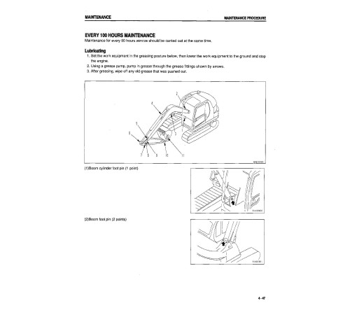 Komatsu PC60-7 (SN: 58001-59596) Crawler Excavators (Japan) Operate and Maintenance manual (SEAD034100) Komatsu PC60-7 (SN: 58001-59596) Crawler Excavators (Japan) Operate and Maintenance manual (SEAD034100)