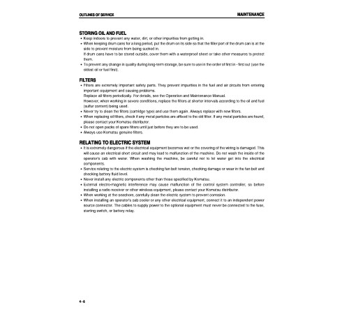 Komatsu GD675-3 (SN: 50001-51000) Motor Graders (Japan) Operate and Maintenance manual (SEAD038002) Komatsu GD675-3 (SN: 50001-51000) Motor Graders (Japan) Operate and Maintenance manual (SEAD038002)