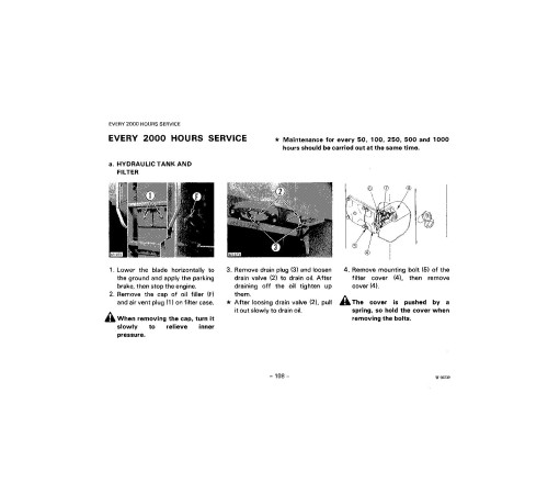 Komatsu WD600-1 (SN from 10001) Wheeled Dozers (Japan) Operate and Maintenance manual (SEAD041E0102) Komatsu WD600-1 (SN from 10001) Wheeled Dozers (Japan) Operate and Maintenance manual (SEAD041E0102)