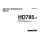 Komatsu HD785-3 (SN: 02001-02268) Rigid Dump Trucks (Japan) Operate and Maintenance manual (SEAD05610302)