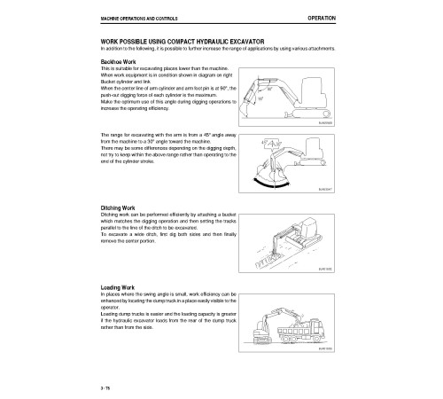 Komatsu MX502 (SN from 6Y7038) Compact Excavators (Japan) Operate and Maintenance manual (SEAD061700) Komatsu MX502 (SN from 6Y7038) Compact Excavators (Japan) Operate and Maintenance manual (SEAD061700)