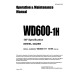 Komatsu WD600-1 (SN from 10169) Wheeled Dozers (Japan) Operate and Maintenance manual (SEADW01900)