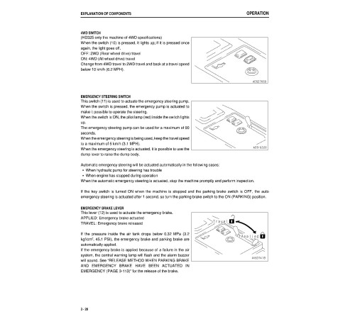 Komatsu HD325-6 (SN: 06001-06187), HD405-6 (SN: 02001-02086) Rigid Dump Trucks (Japan) Operate and Maintenance manual (SEAM000817T) Komatsu HD325-6 (SN: 06001-06187), HD405-6 (SN: 02001-02086) Rigid Dump Trucks (Japan) Operate and Maintenance manual (SEAM000817T)
